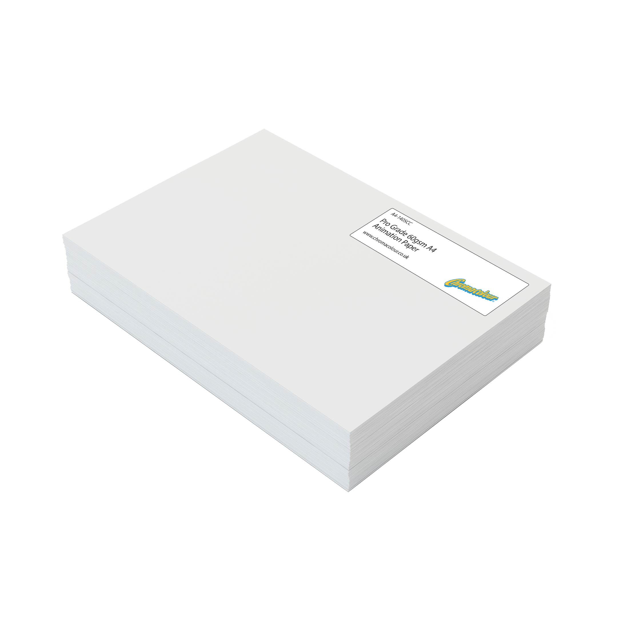 Chromacolour Animation Paper - Unpunched A4 Pro Grade 60gsm - Hand Drawn Animation