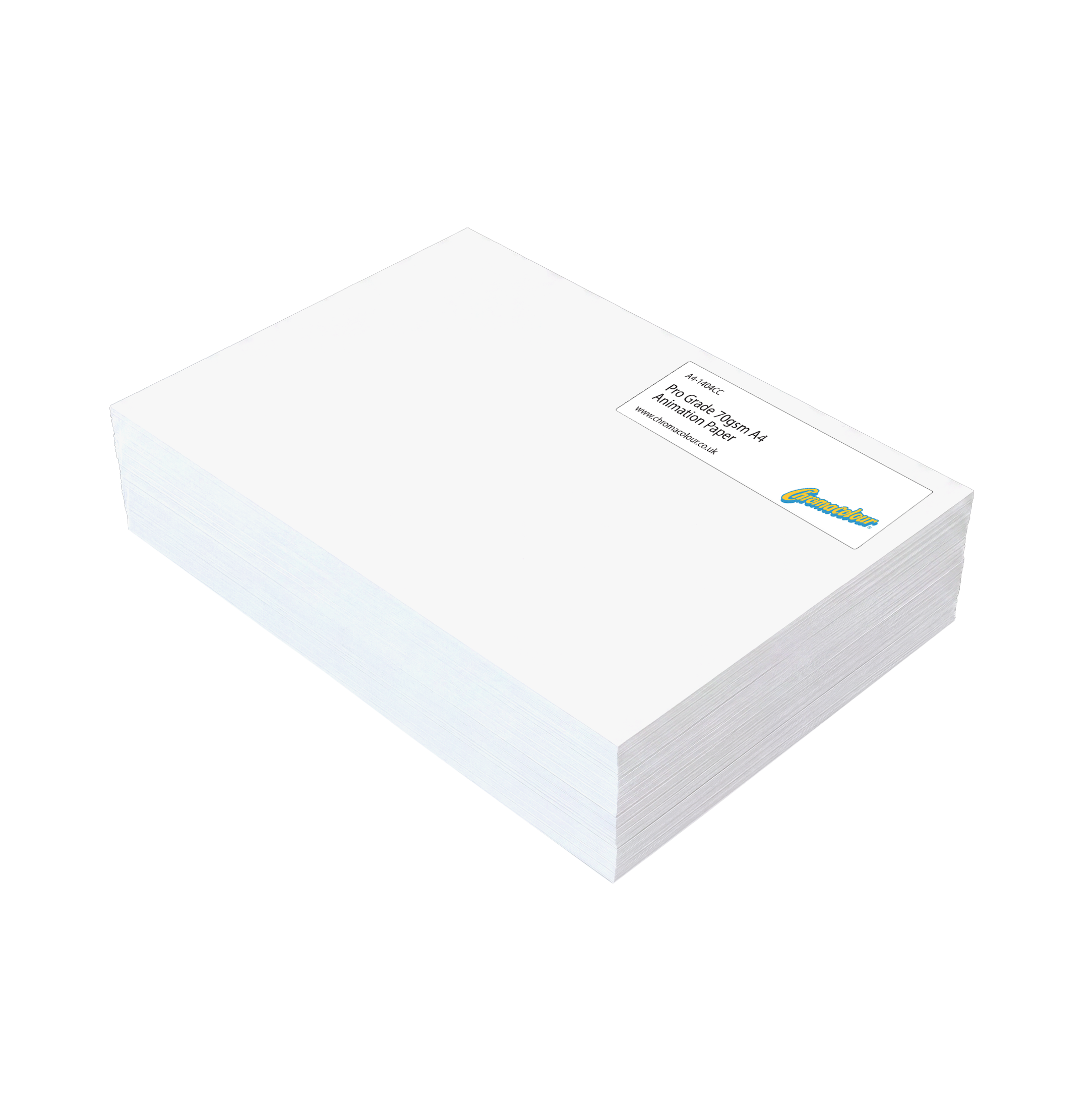 Chromacolour Animation Paper - Unpunched A4 Pro Grade 70gsm - Hand Drawn Animation
