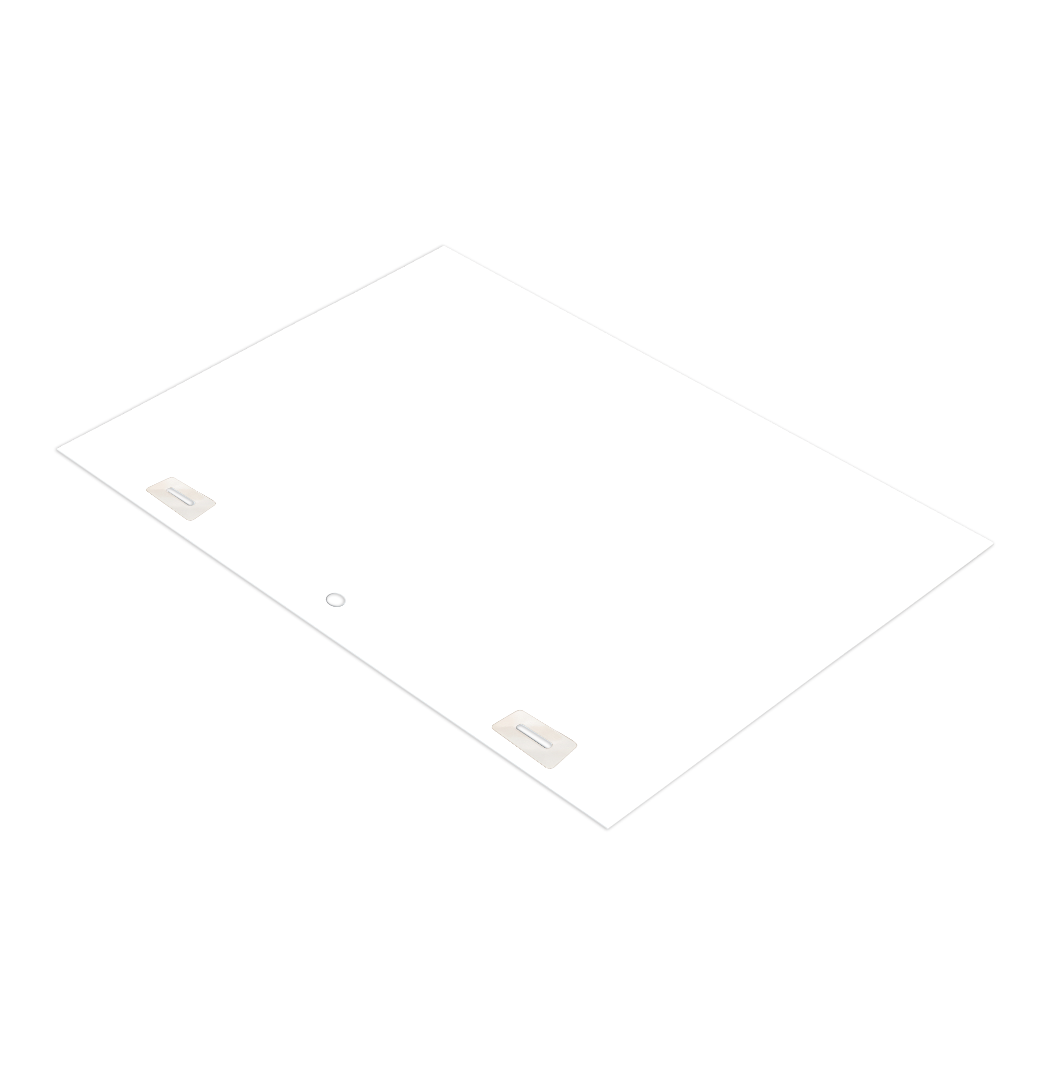 Clear Punched Animation Paper Slotted Hole Protectors.