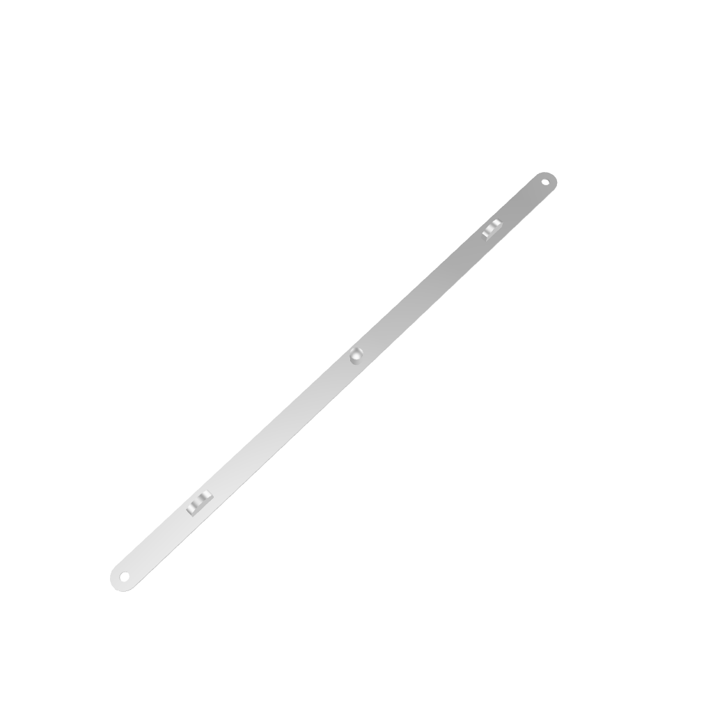 3D Model of the Chromacolour Chrome 3-Pin Peg Bar