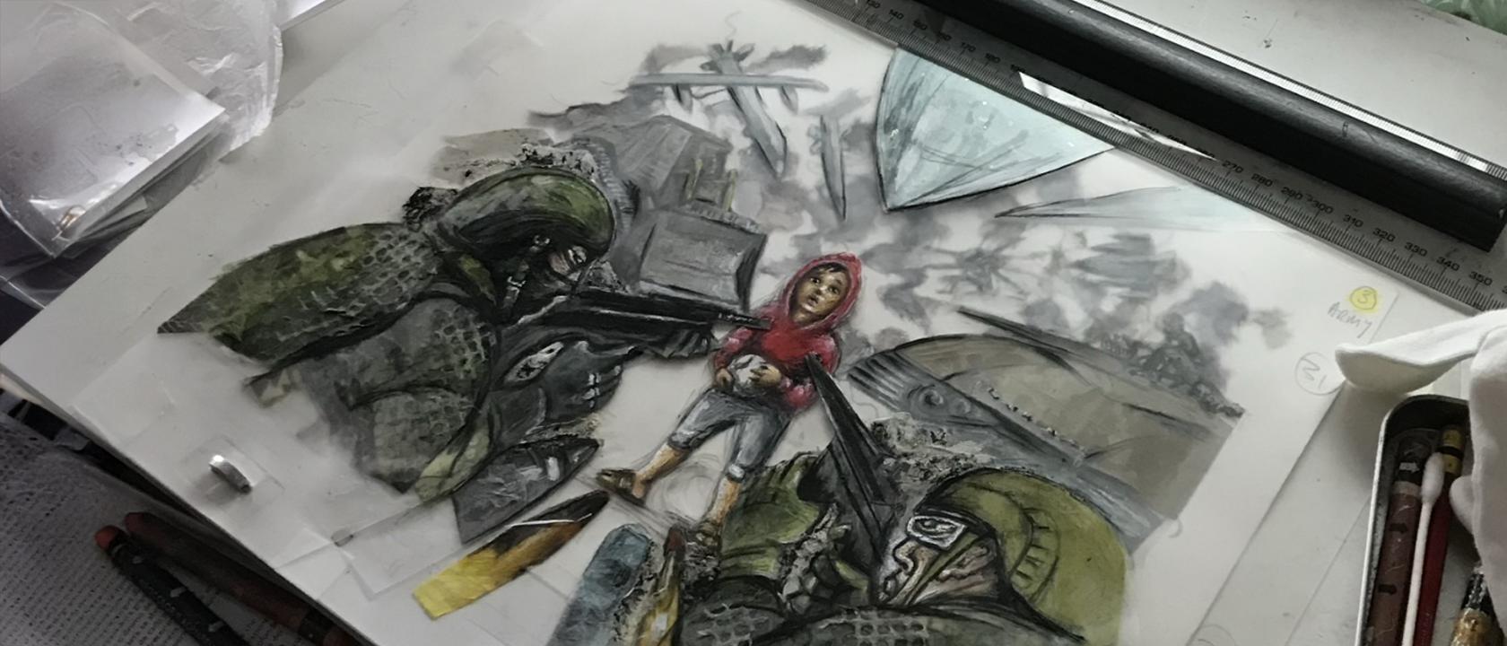 BAFTA nominated, Karen Kelly uses Chromacolour Products for her animation