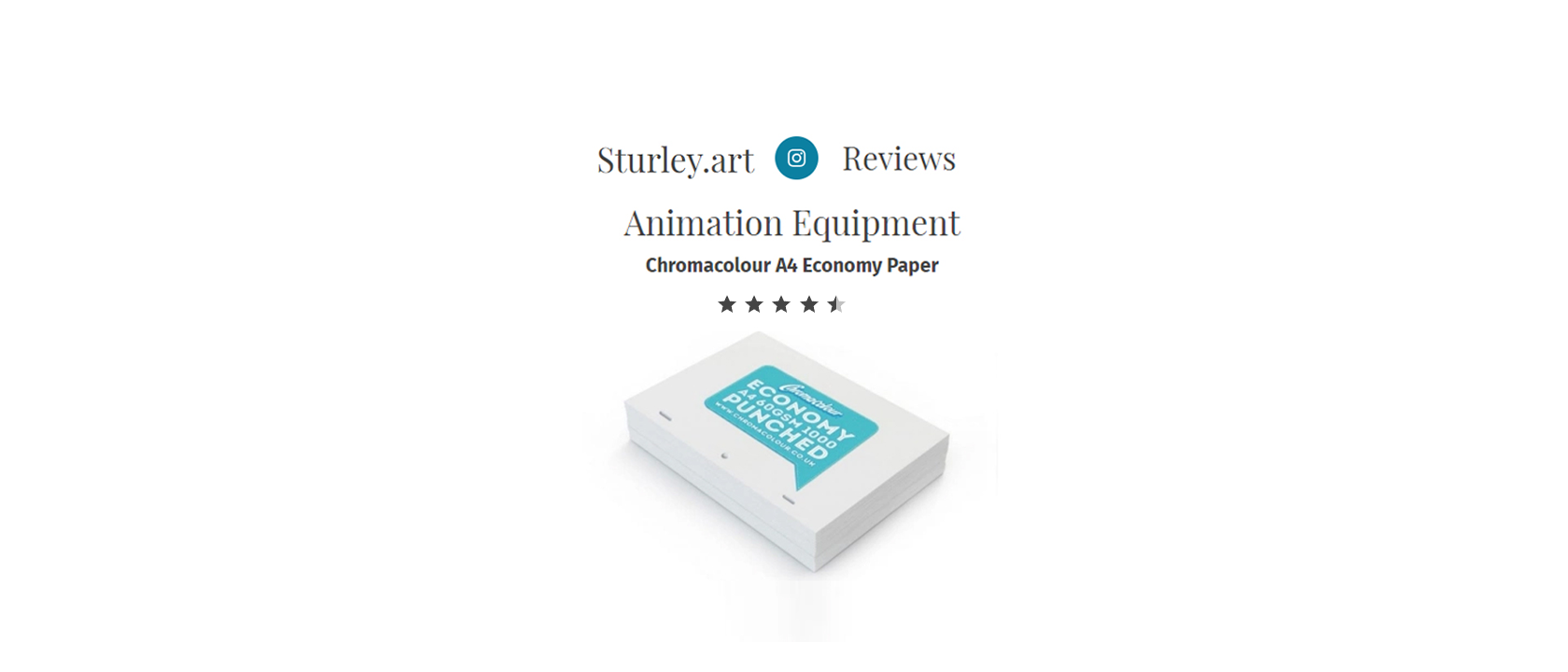Review of Chromacolour Animation Paper and Pegbars