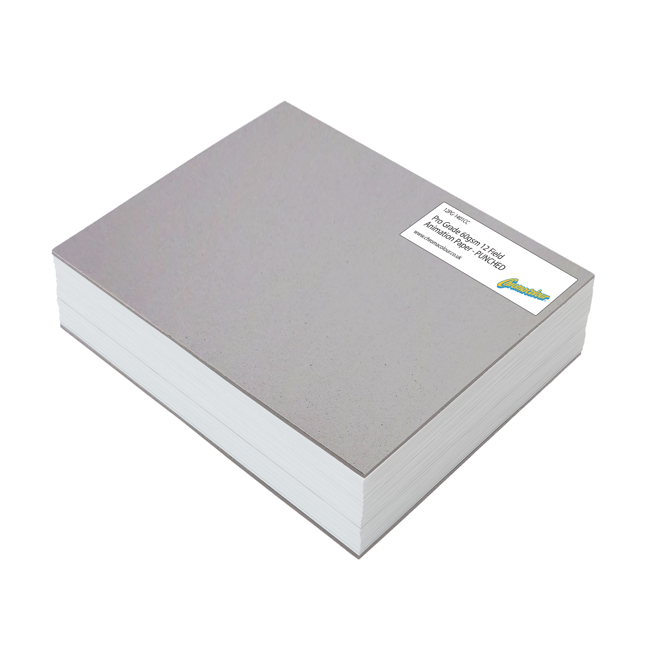 12F Animation Paper, ACME 3 Pin Punched. 60gsm, 1000 Sheets
