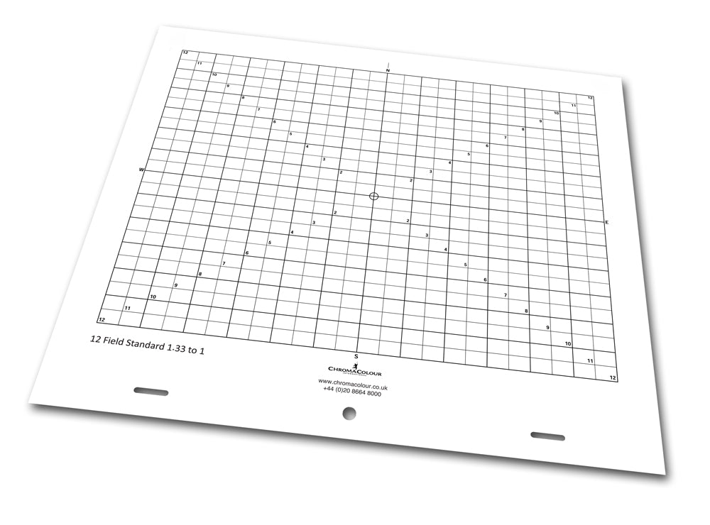 12 Field Punched Wide Screen Field Guide - 1:33 to 1 Ratio