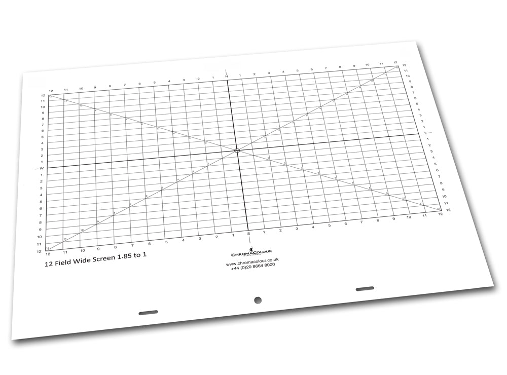 12 Field Punched Wide Screen Field Guide - 1:85 to 1 Ratio