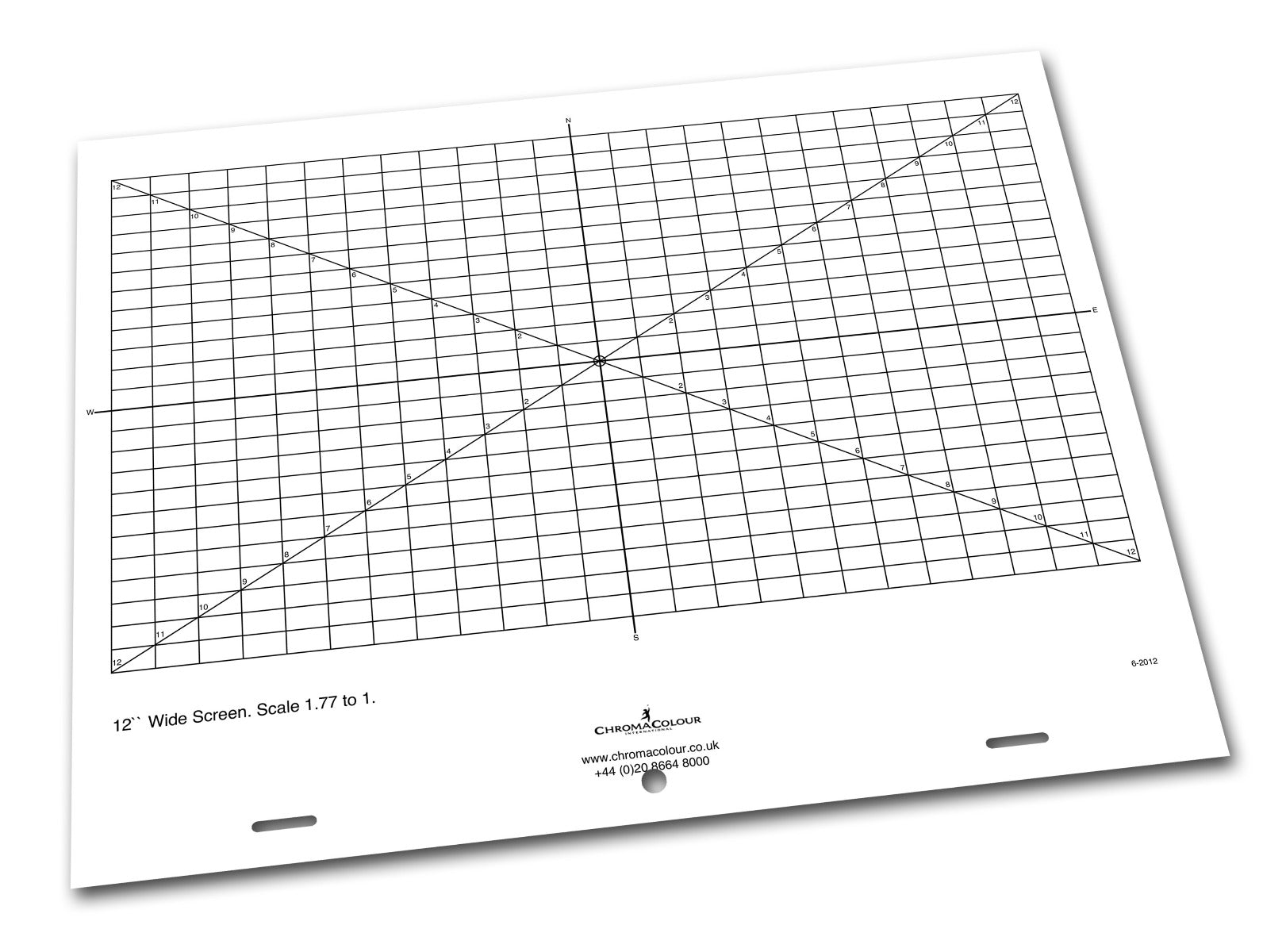 12 Field Punched Wide Screen Field Guide - 1:77 to 1 Ratio