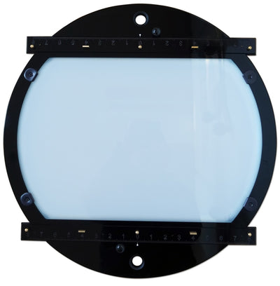 15 Field Black PlexiGlass Animation Drawing Disc