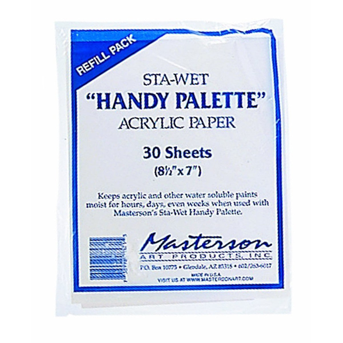 Mastersons Sta Wet 'Handy' Membrane Acrylic 30 Sheets