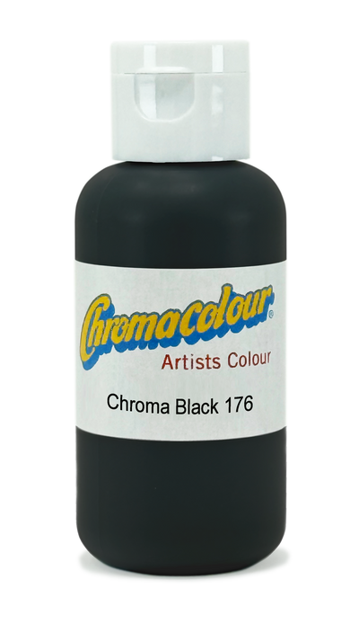 Chromacolour Artists Colour - Chroma Black 50ml Pot