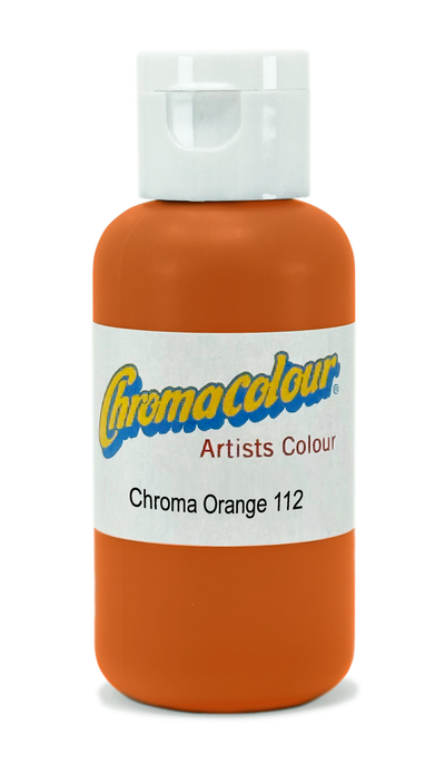 Chroma Artist Colours - Chroma Orange Deep 50ml Pot