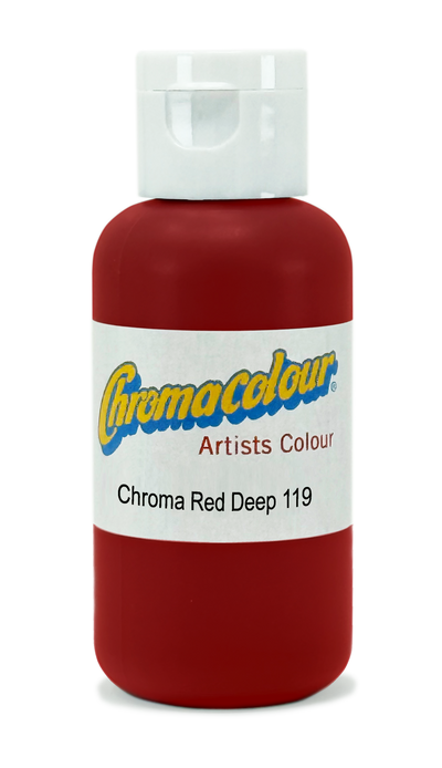 Chroma Artist Colours - Chroma Deep Red 50ml Pot