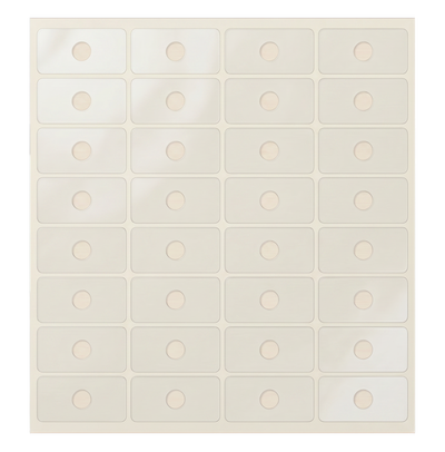 Reinforcers Clear Plastic - Round Sheet 512