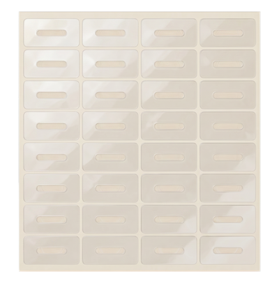 Reinforcers Clear Plastic - Slotted Sheet 512