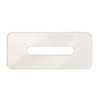 Transparent slotted hole protector for punched animation paper.