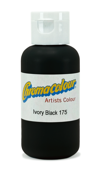 Chromacolour Artists Colour - Ivory Black 50ml Pot