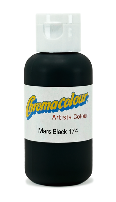Chromacolour Artists Colour - Mars Black 50ml Pot