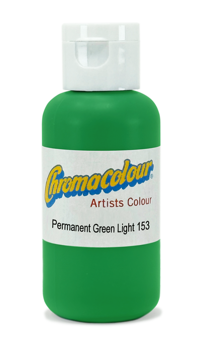 Chroma Artist Colours - Permanent Green Light 50ml Pot