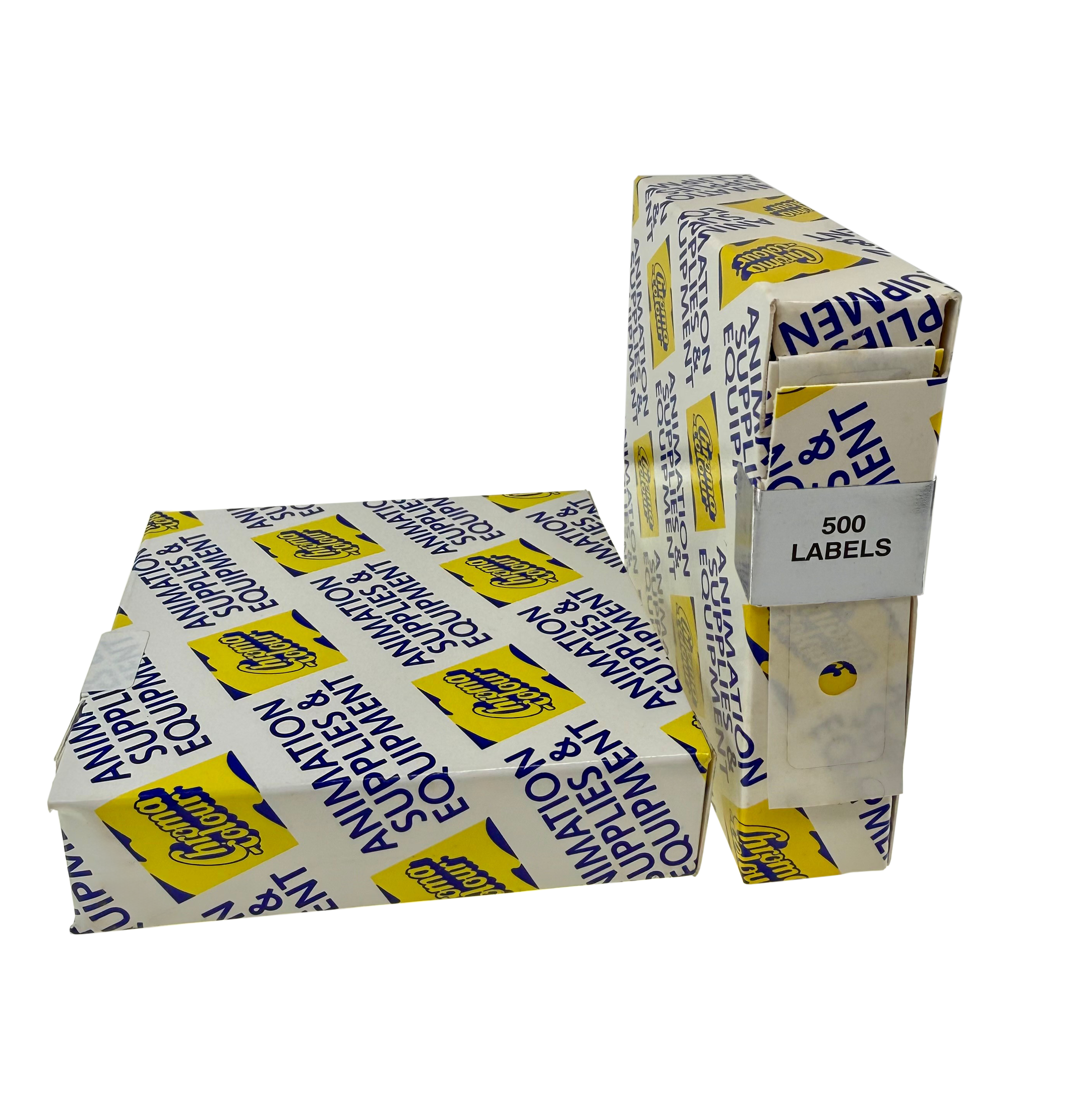 Transparent punched animation paper, round hole protectors.