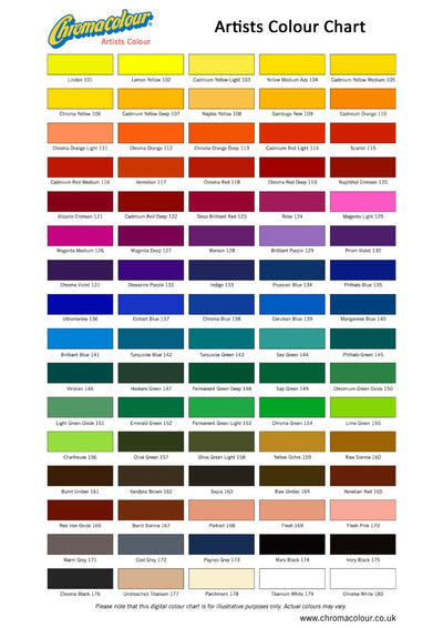 Chroma Artist Colours - Cadmium Red Med Hue 50ml Pot