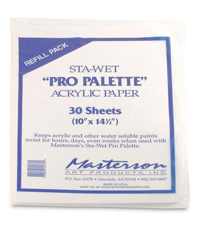 Mastersons Sta Wet 'Super Pro' Membrane Acrylic 30 Sheets